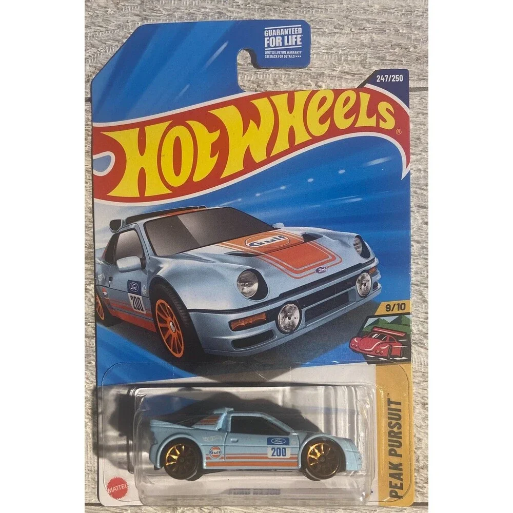 2025 Hot Wheels #247 Ford RS200 BLUE